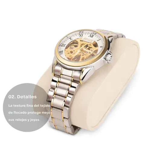 Caja Organizadora Relojes Estuche Porta Reloj Exhibidor 10pc