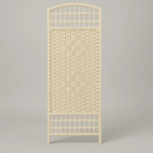 Biombo Separador De Ambientes Divisor Con 4 Paneles Plegable