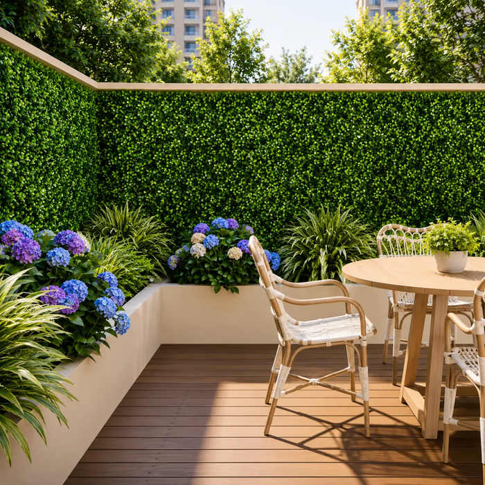 X10 Jardin Vertical Muro Palmeta Artificial Trebol 60x40 Cm Rectangula