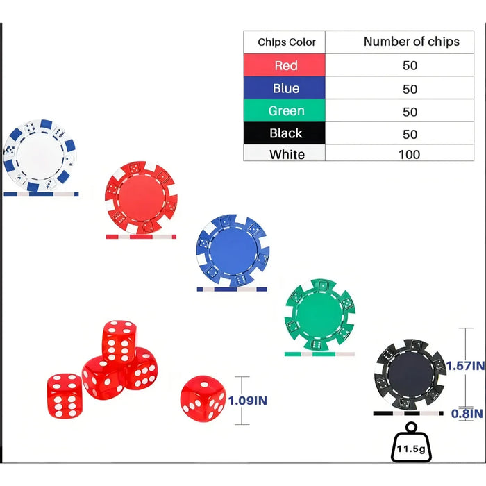 Set Poker 500 Fichas Poker Maletin Set De Poker Profesional
