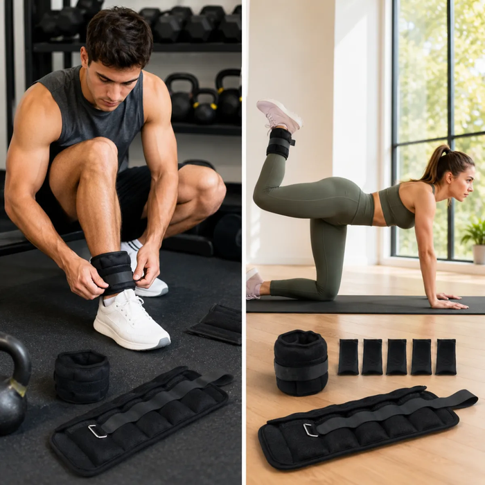 Par Pesas De Tobillo Fitness Gym Tobillera Peso 1.5kg / 3kg