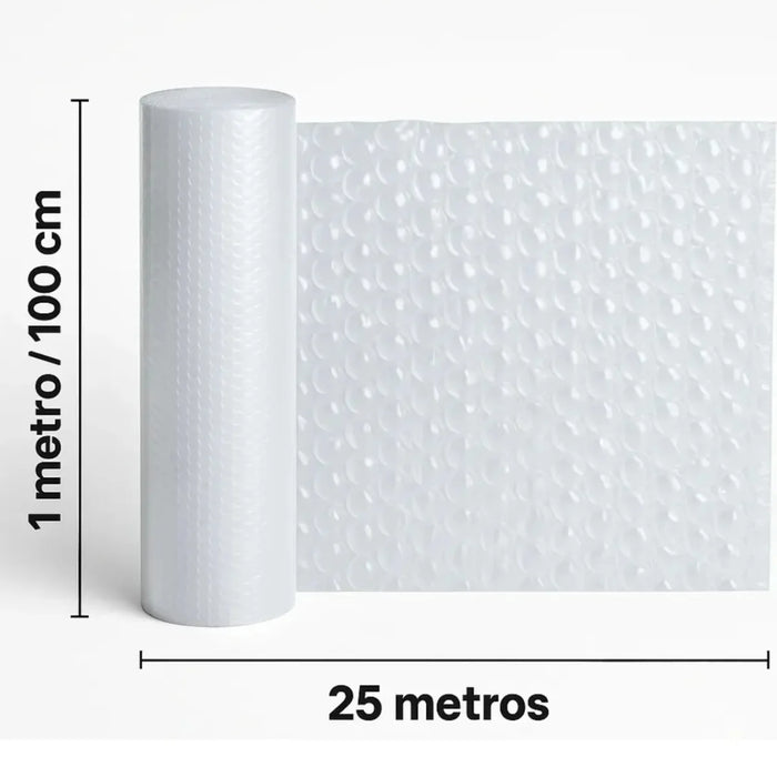 Rollo Plástico Burbuja Embalaje Grande Mudanza 25mts X 100cm