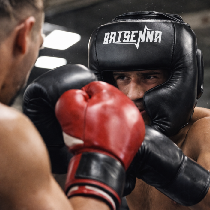 Casco Protector Cabezal Boxeo Entrenamiento Boxeo Cerrado