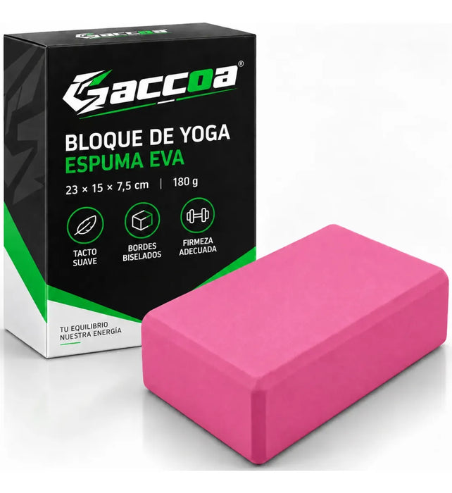 Ladrillo De Yoga Bloque Goma Eva Ejercicios Fitness Pilates