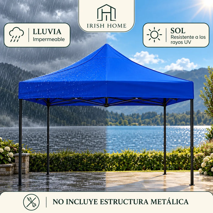 Lona Impermeable Carpa Repuesto Resistente Exterior 3x3 Mts