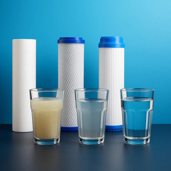 Filtro Agua 3 Etapas Antisarro Ablandador 10 Pugadas 5 Micra