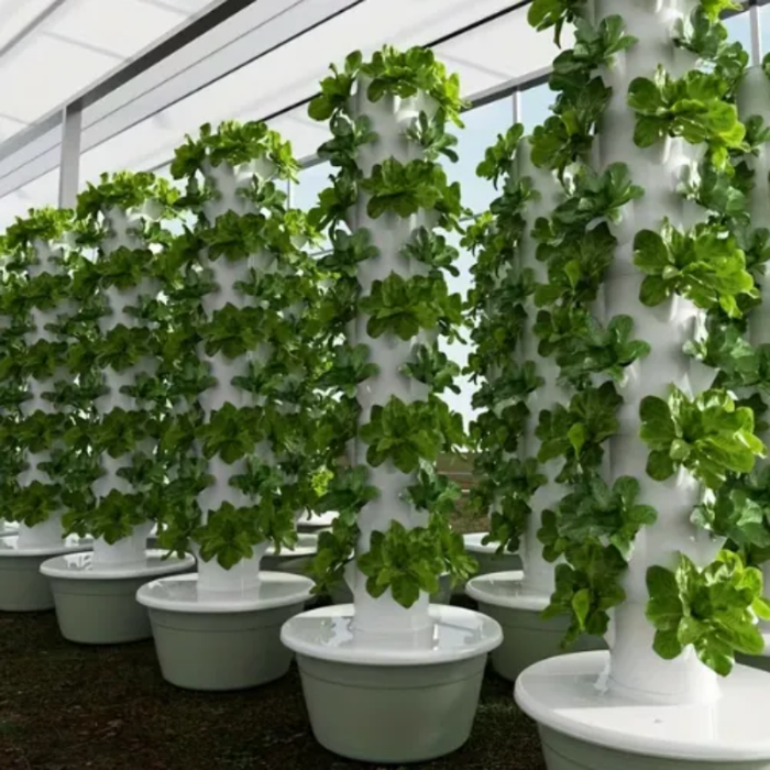 Torre Cultivo Hidroponico Vertical Altura Ajustable 9 Nivele