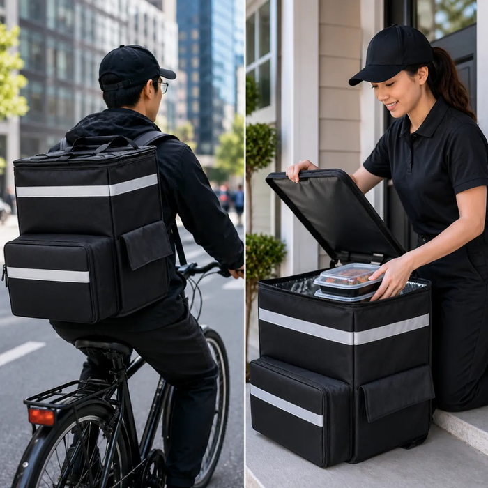 Bolso Termico Mochila Termica Delivery Expandible Repartidor
