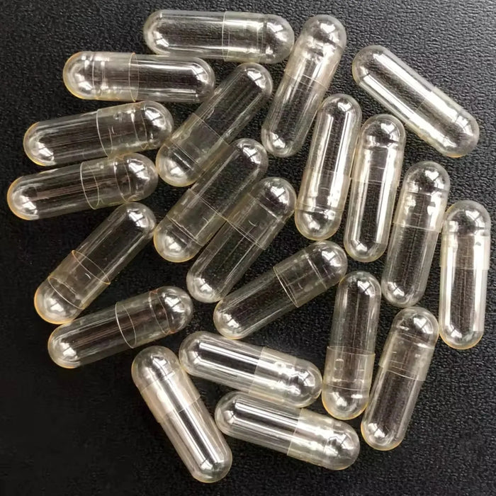 Pack 1000 Capsulas Gelatina Vacias Transparentes Capsula 2cm