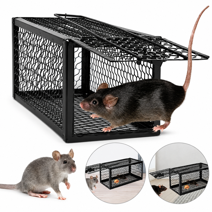 Trampas Ratas Jaula Roedores Captura Luacha Trampa Metalica