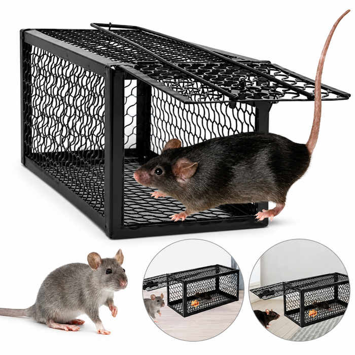 Trampas Ratas Jaula Roedores Captura Luacha Trampa Metalica