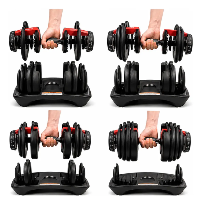 Mancuerna Dumbbell Ajustable Automatica Gym Discos 2.5-24kg