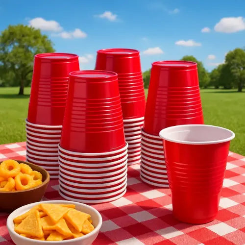 50 Vasos 16oz Desechables Plasticos 473ml Vaso Bebida Fiesta
