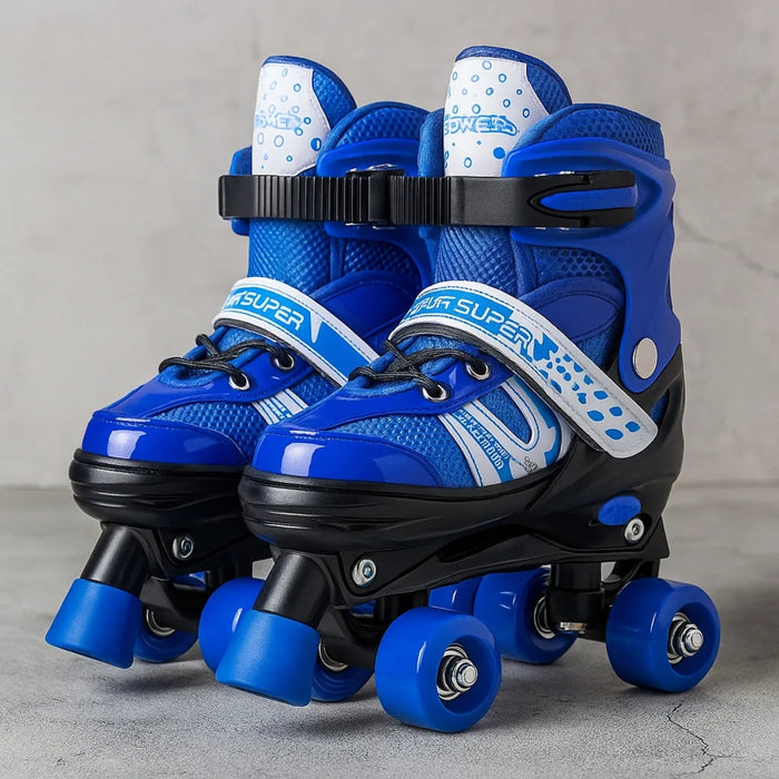 Patines 4 Ruedas Roller Niño Patin Gimnasia Danza Ajustables