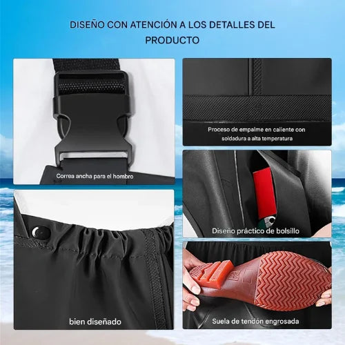 Wader De Pesca Wader Respirable Con Botas Traje Para Pescar