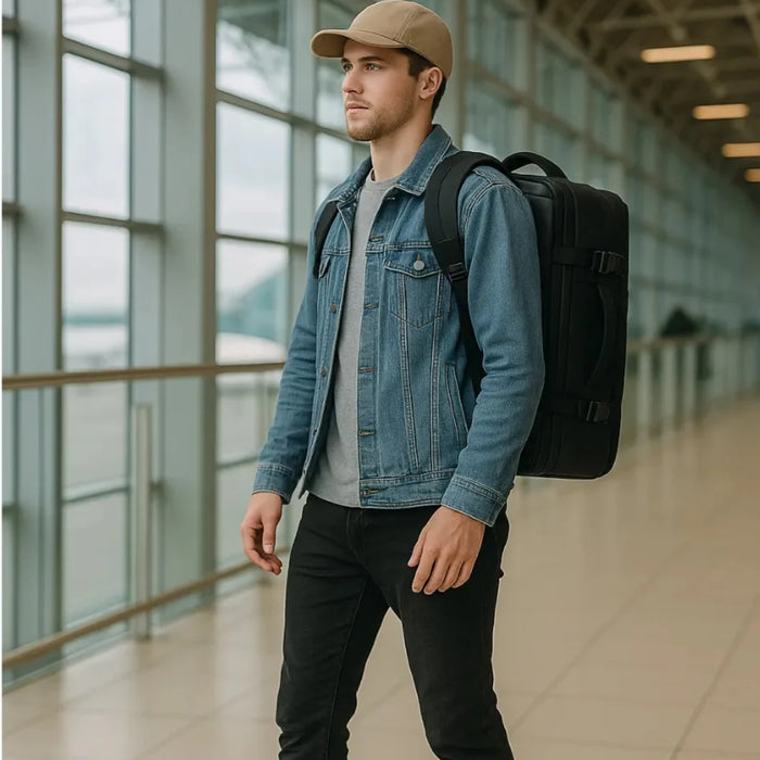 Mochila Viaje Carry On Equipaje Cabina Bolso Usb Avion Viral