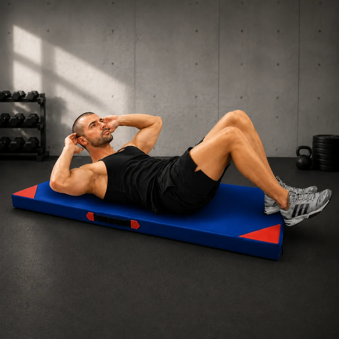 Colchoneta Deportiva Plegable Lona Ejercicio Antideslizante