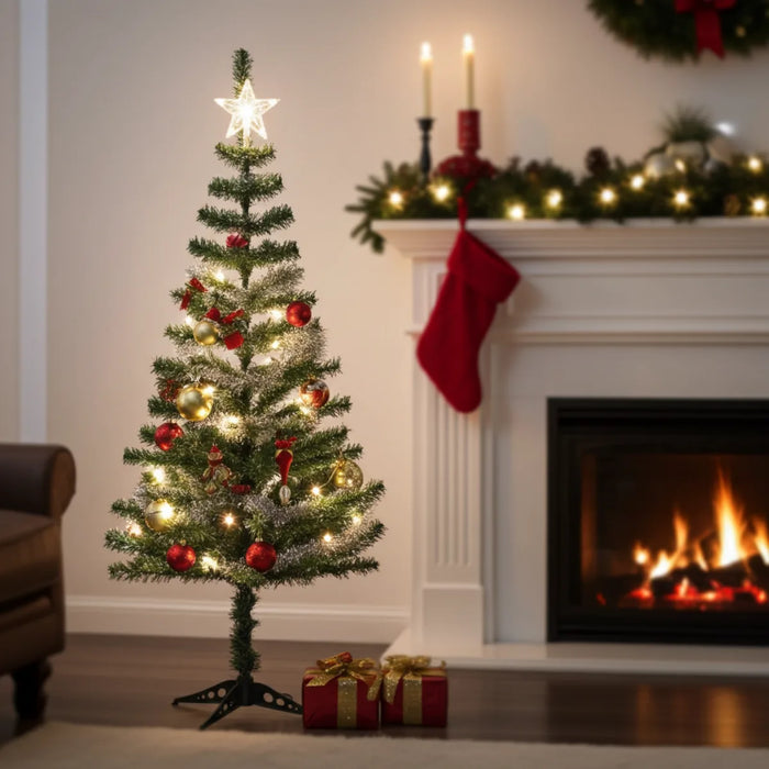 Arbolito De Navidad Pequeños Árbol Artificial Pino 120 Cm