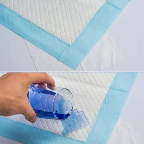 Pack 40 Pañales Tipo Sabanilla Mascotas Perros Gatos 60x60cm