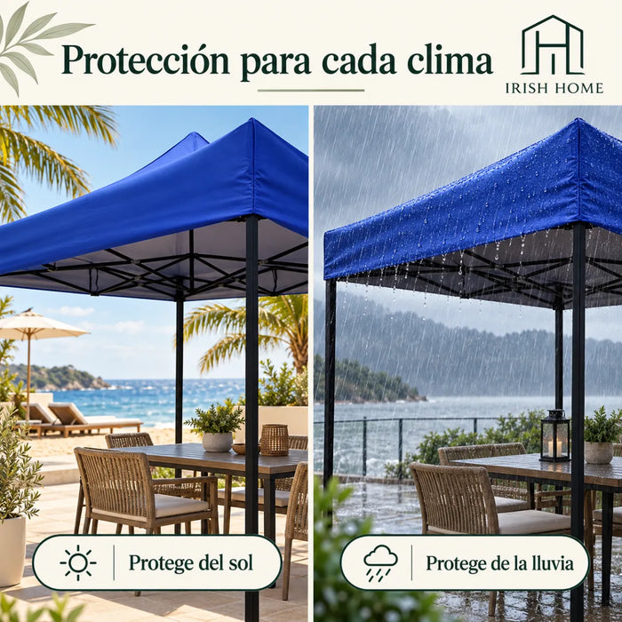 Lona Impermeable Carpa Repuesto Resistente Exterior 3x3 Mts