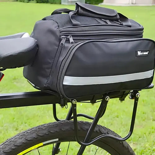 Parrilla Para Bicicleta Ajustable Con Reflector Hasta 60 Kg