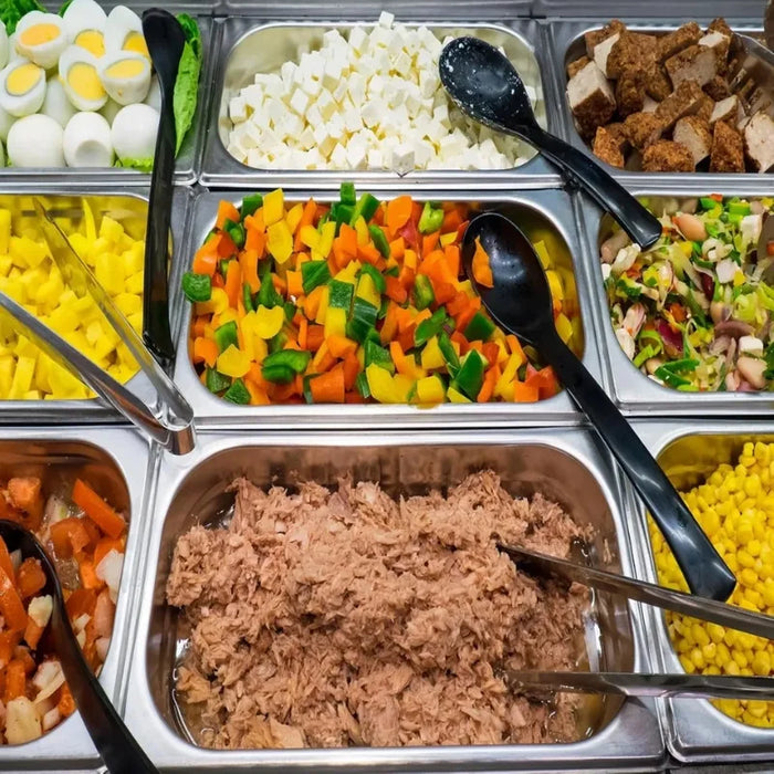 Bandeja Deposito Gastronomico Acero Inox Tapa 26,5x16,5x10cm