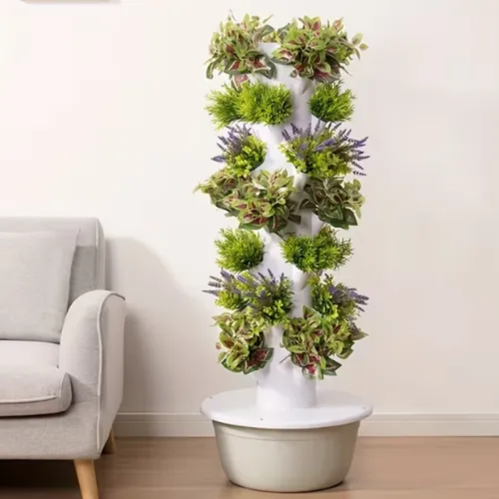 Torre Cultivo Hidroponico Vertical Altura Ajustable 9 Nivele