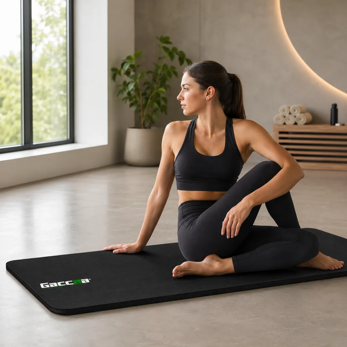 Mat Yoga Antideslizante Tapete Alfombra 1cm Ejercicio Pilate
