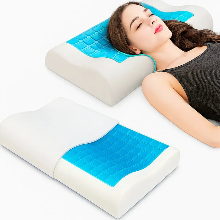 Almohada Ortopedica Pillow Cervical Gel Viscoelastica 59x36
