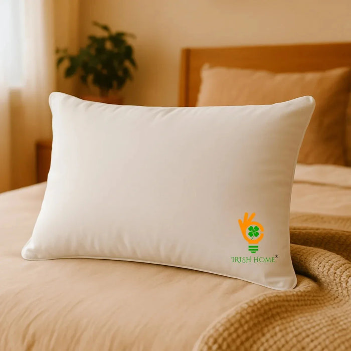 Almohada King Blanca Algodon Dormitorio 70 X 40 Ortopedica