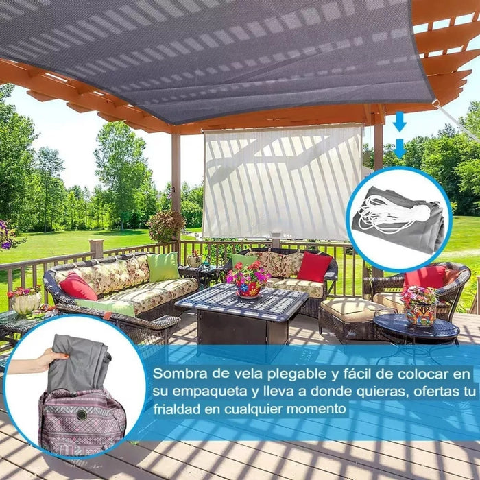 Toldo Vela Rectangular Toldos Grandes Toldo Impermeable 3x4