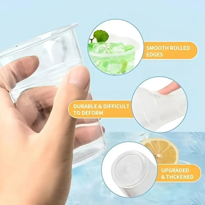 50 Vaso Plasticos Desechable 200ml Vasos Descartable Bebidas
