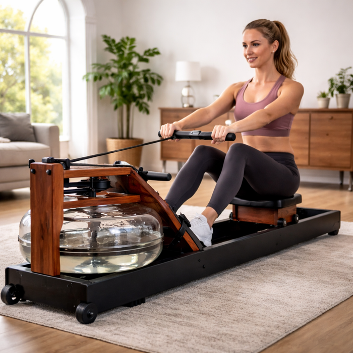 Máquina Remadora Ejercita Brazos Piernas Bogadora De Agua