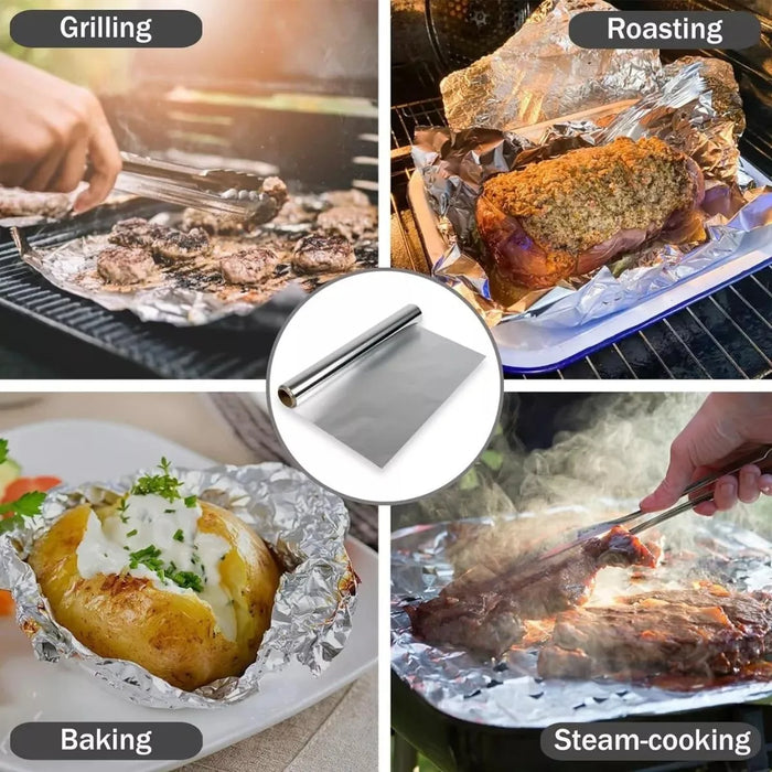 Papel Aluminio  Metros Alusa Foil Cocina Respoteria
