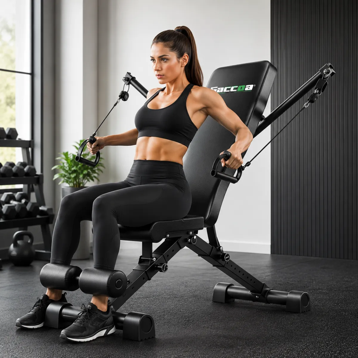 Banca Multifuncional Banca Pesas Plegable Gym Ejercicio 13-1