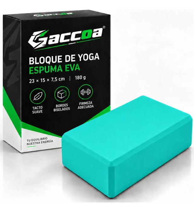 Ladrillo De Yoga Bloque Goma Eva Ejercicios Fitness Pilates