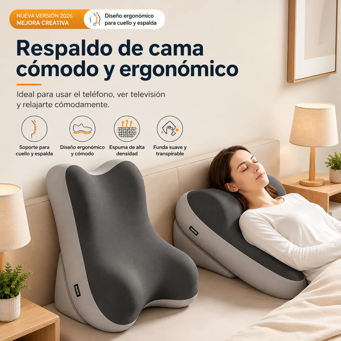 Cojin Respaldo Lumbar Ergonomico Memory Corrector De Oficina