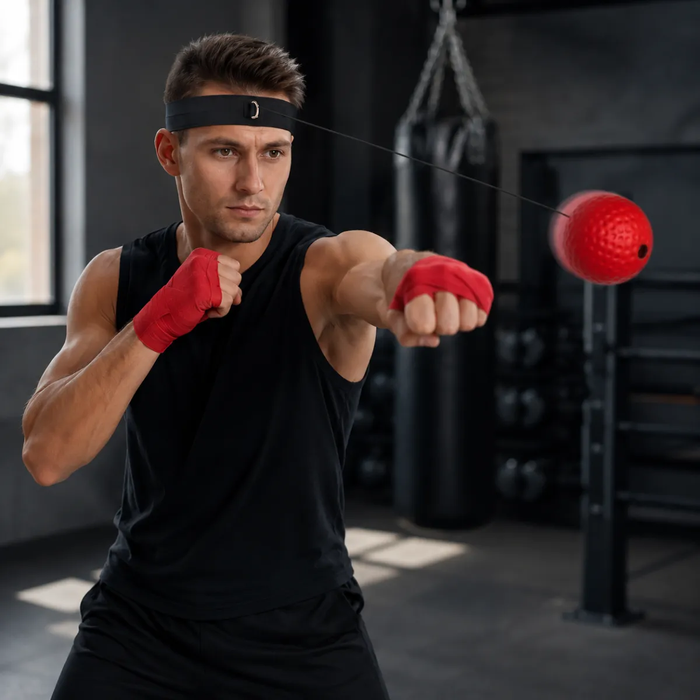Pelotas Banda Cabeza Pelota Reflejos Entrenamiento De Boxeo