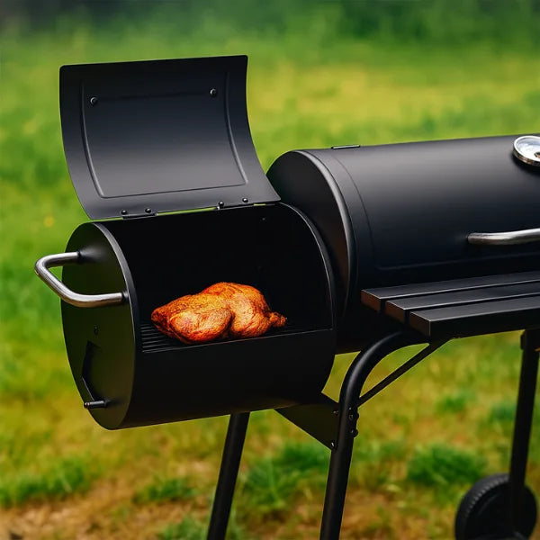 Parrillera Carbon Ahumador Parrilla Asador Portatil Asado