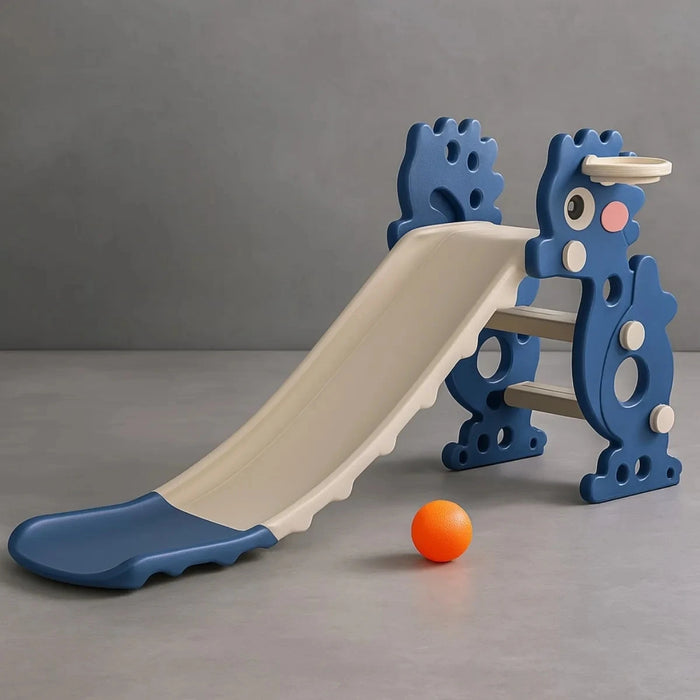 Tobogan Juguete Resbalin Plegable Niños + Pelota Y Aro