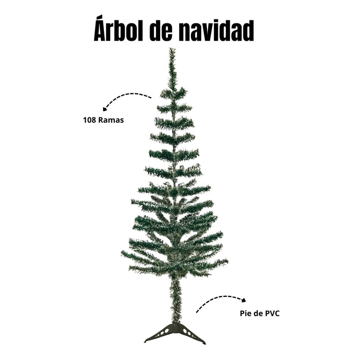 Arbolito De Navidad Pequeños Árbol Artificial Pino 120 Cm