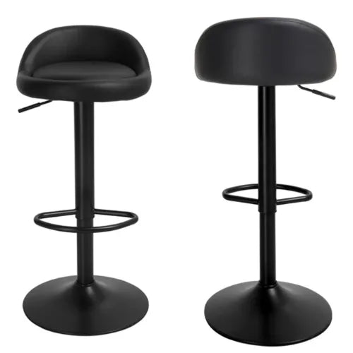 Silla Piso Bar Giratoria Altura Regulable Eco Cuero Taburete