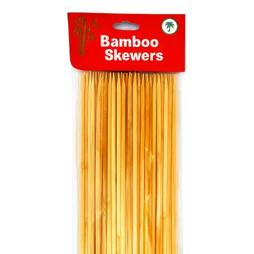 400 Palos Bambú 5mmx45cm Brochetas Parrilla Anticucho Pincho