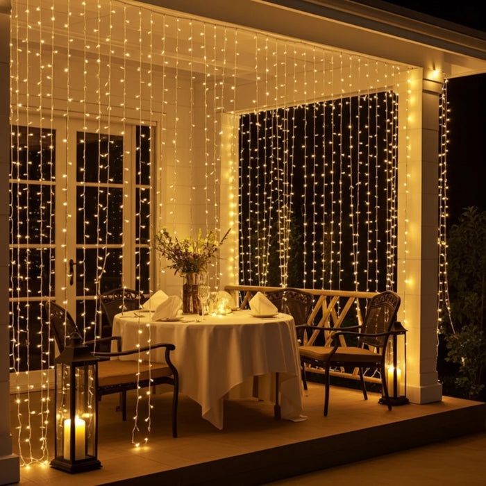 Cortina Led Cascadas Navideñas Cascada Luces Led 5x2m 800led