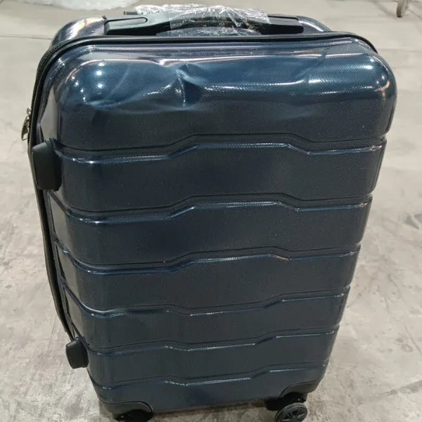 maleta de 10kg color Azul con detalles estéticos no tiene garantía