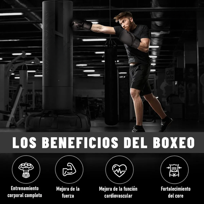 Guantes De Boxeo Profesional Entrenamiento Velcro Mma 12 Oz 12 Oz Negro