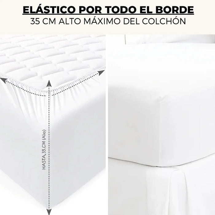 Sábanas Hotel Irish Home Microfibra King Funda Almohadas