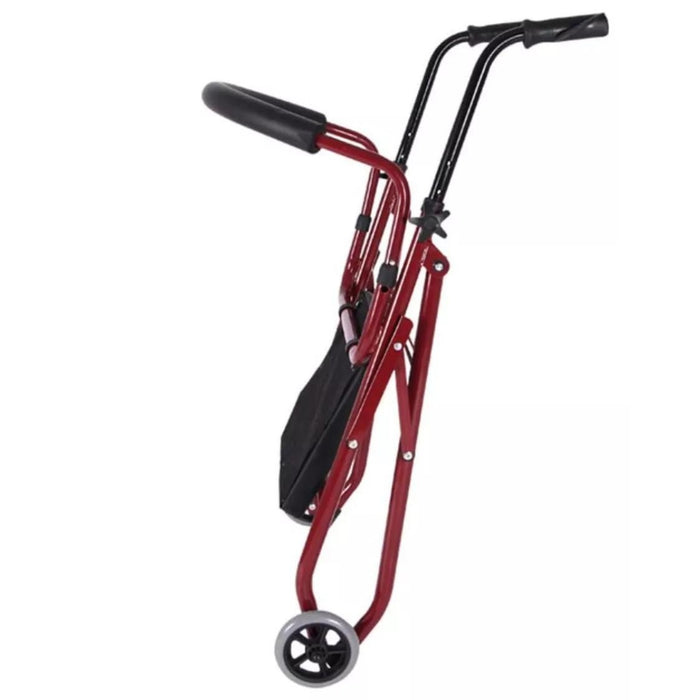 Andador Burrito Plegable Asiento 2 Ruedas Adulto Ortopedico