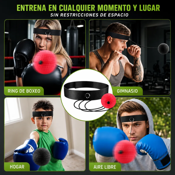 Pelotas Banda Cabeza Pelota Reflejos Entrenamiento De Boxeo