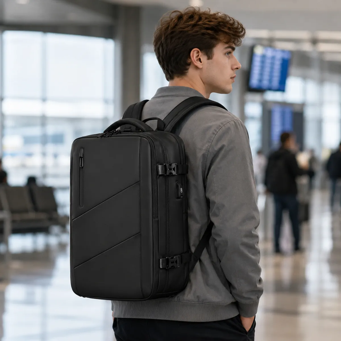 Mochila Viaje Carry On Equipaje Cabina Bolso Usb Avion Viral
